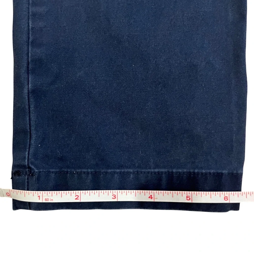 Gap For Good Mens Slim Fit Chino Pants Navy Blue 30x32 Flat Front Trousers
